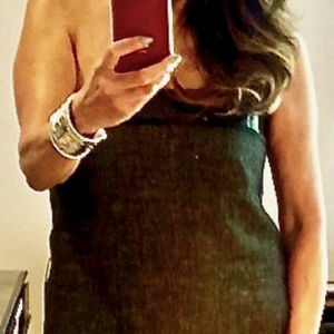 LAST CALL!  Alberta Ferretti Rare Strapless Multi Media Mini Cocktail Dress